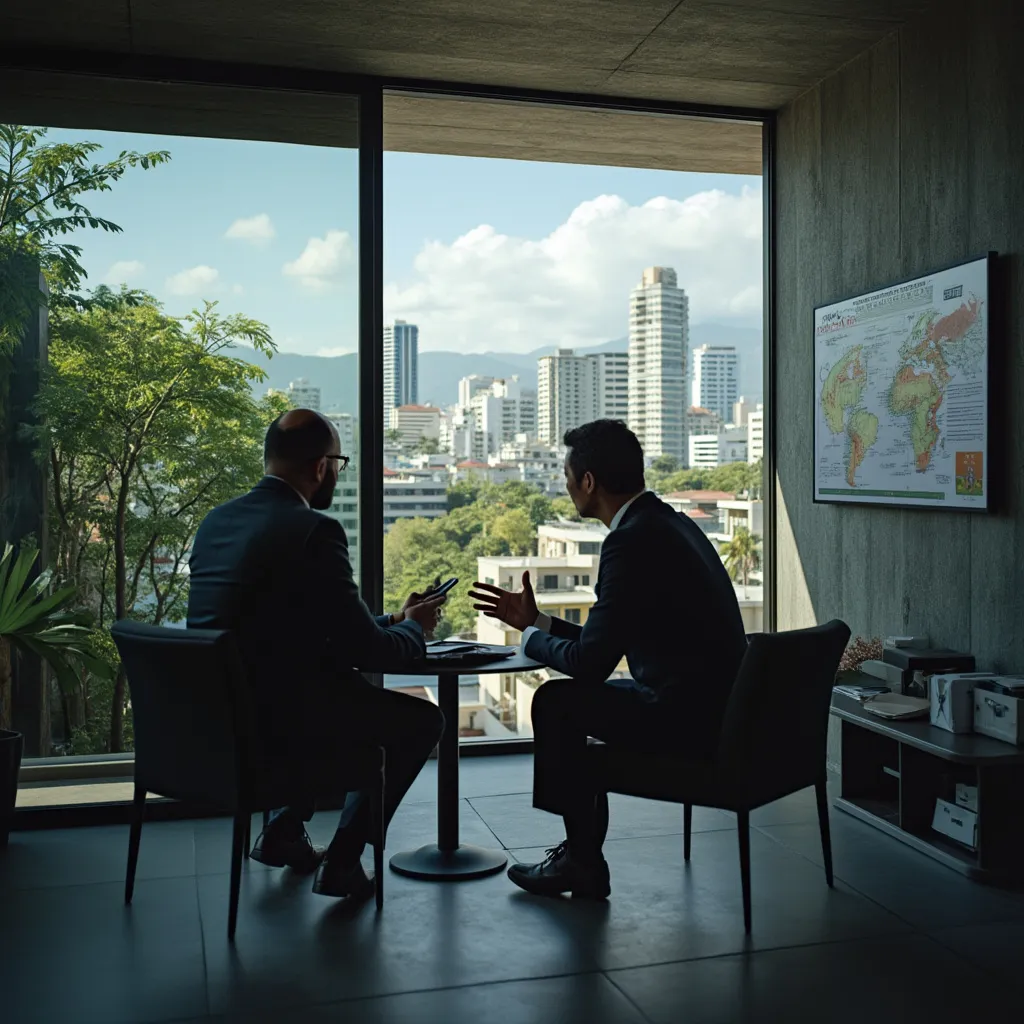 Interior de apartamento de luxo no Rio de Janeiro